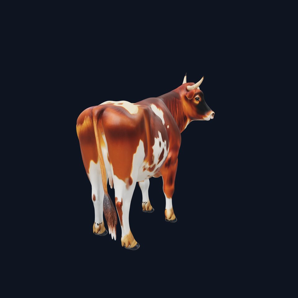 Holstein Cow D Model Pack